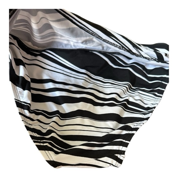 BLEU ROD BEATTIE New Wave Sarong Hipster Bottom - Black/White Size 8 NEW - Picture 10 of 15